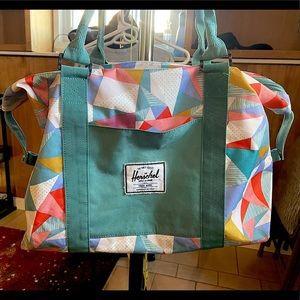 Herschel Geometric weekender bag
